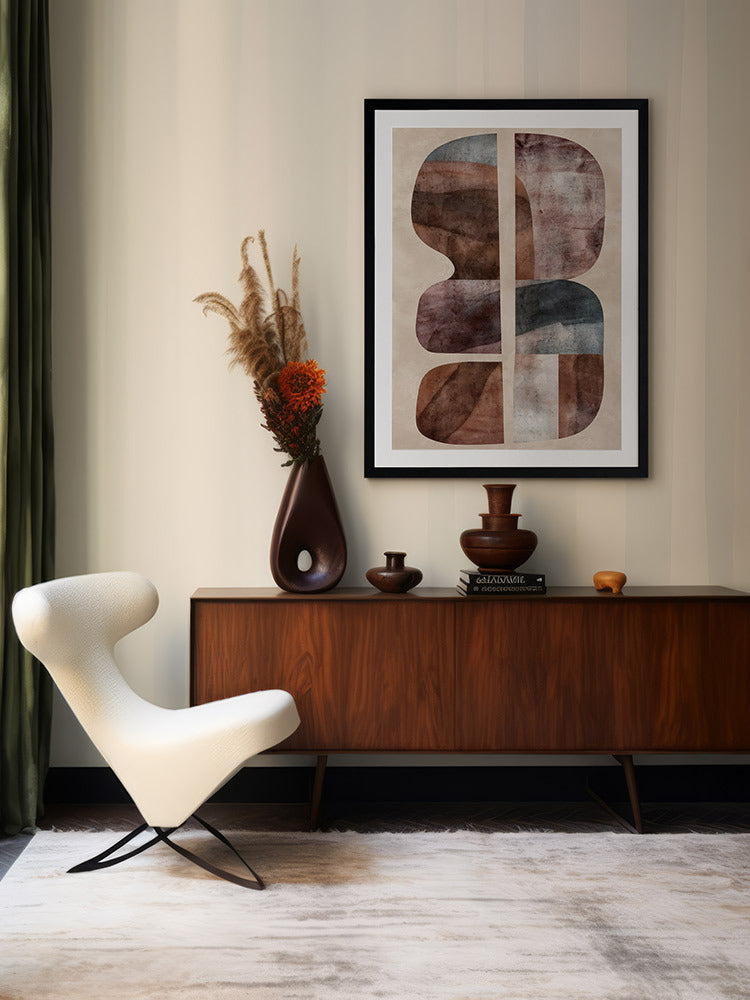 Hypnotic Hues II Framed Art Print | Lifestyle