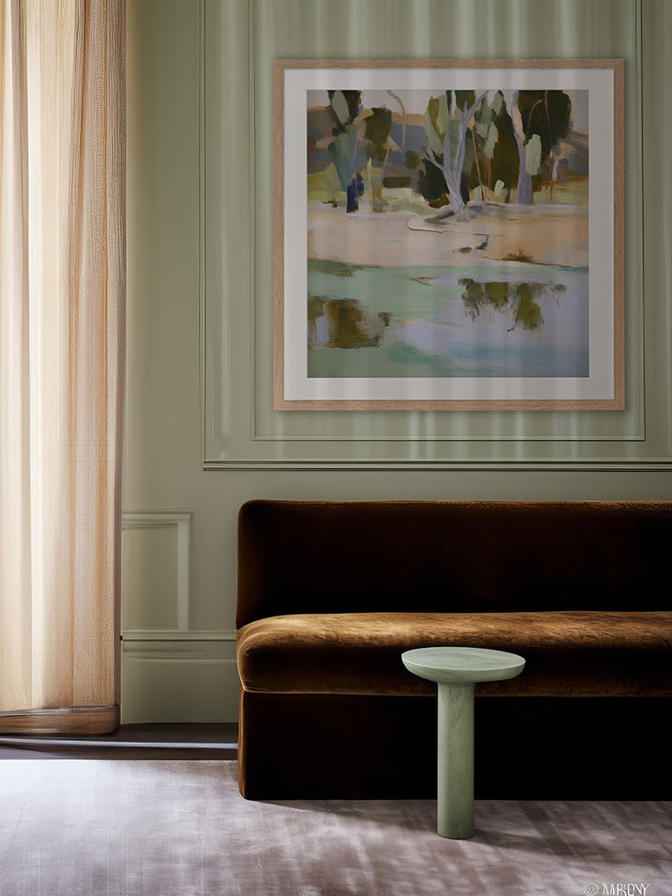 Dreamy Pond Framed Art Print | Lifestyle