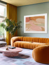 Blush Current Framed Art Print | Lifestyle
