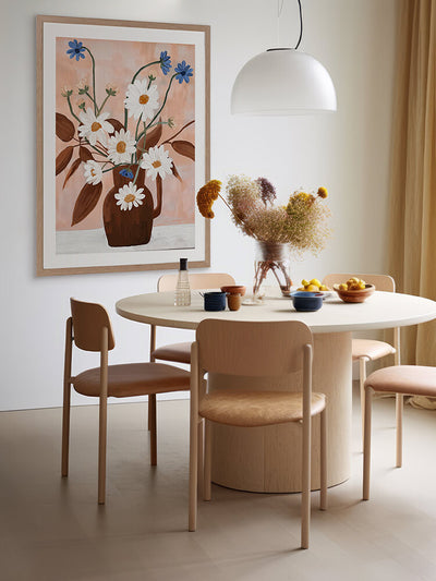 Happiness in a Vase I Framed Art Print | Lifestyle