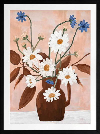 Happiness in a Vase I Framed Art Print