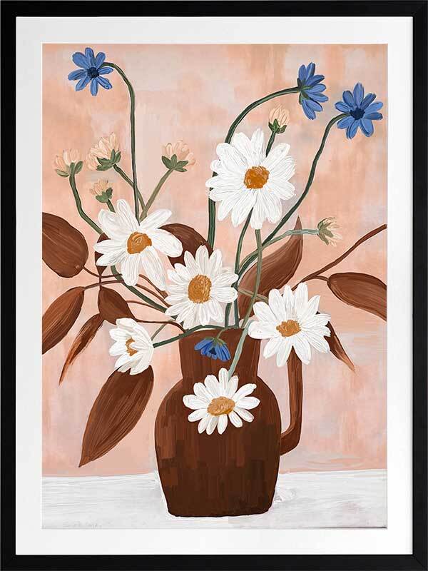Happiness in a Vase I Framed Art Print