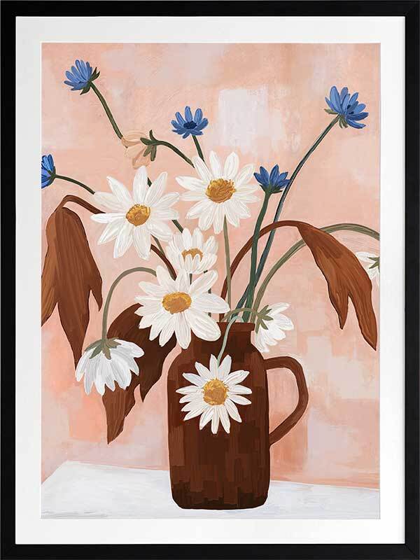 Happiness in a Vase II Framed Art Print