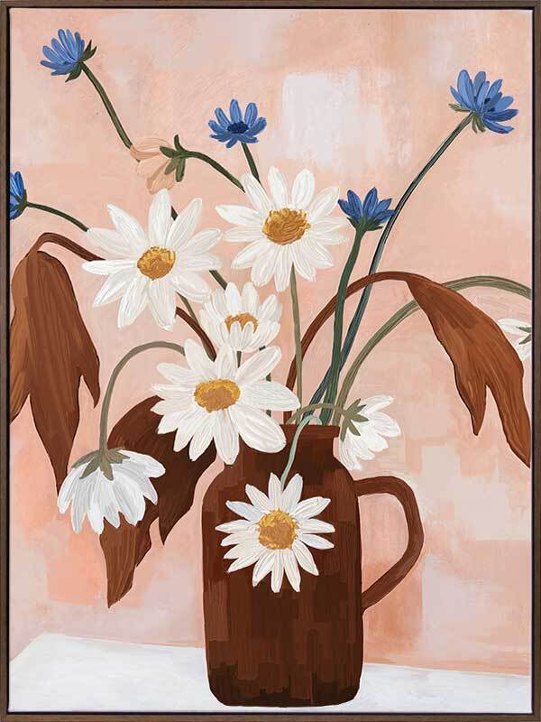 Happiness in a Vase II Canvas Art Print