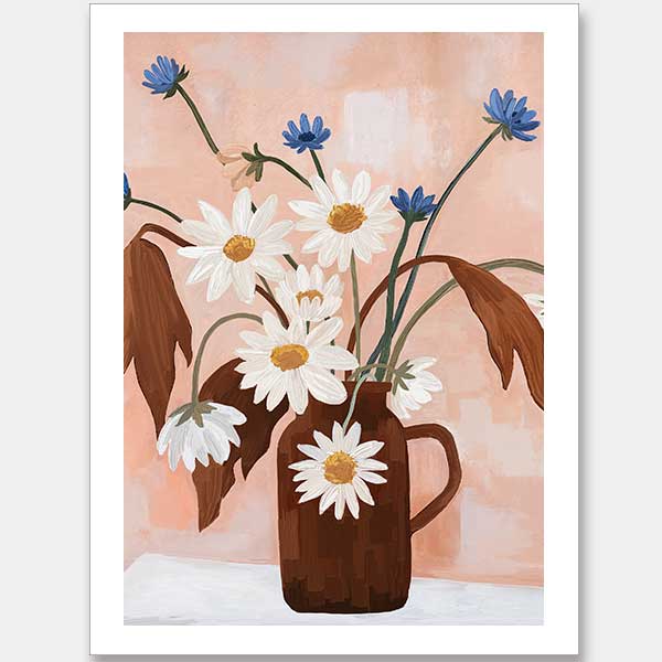 Happiness in a Vase II Unframed Art Print
