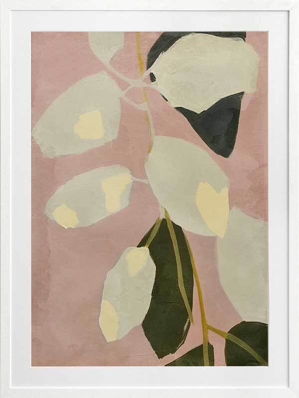 Sweet Leaves II Framed Art Print