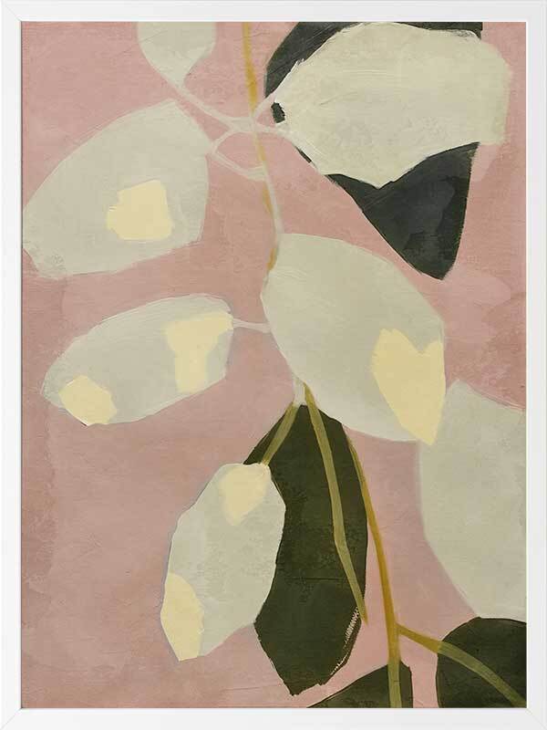 Sweet Leaves II Framed Art Print