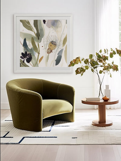 Aussie Florals Blue I Framed Art Print | Lifestyle