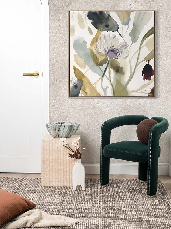 Aussie Florals Blue II Canvas Art Print | Lifestyle