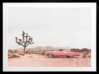 Desert Cadillac Framed Art Print