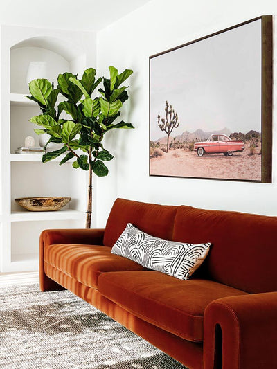 Desert Cadillac Canvas Art Print | Lifestyle