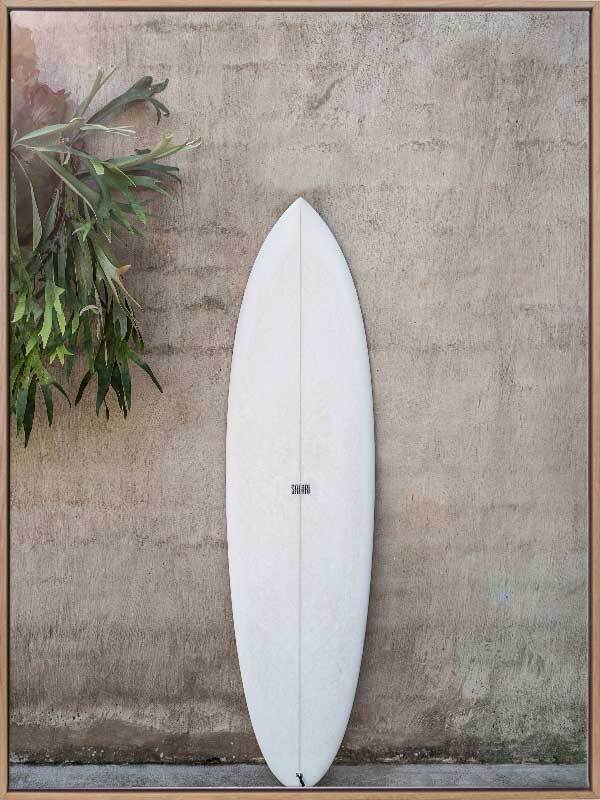 Surfboards & Sun Canvas Art Print