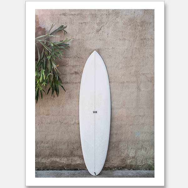 Surfboards & Sun Unframed Art Print