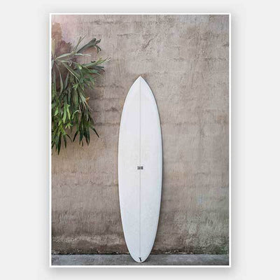 Surfboards & Sun Unframed Art Print