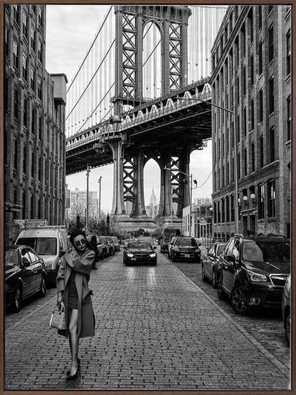 Manhattan Bridge Canvas Art Print