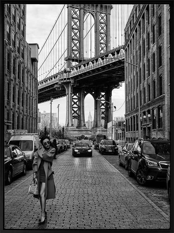 Manhattan Bridge Canvas Art Print