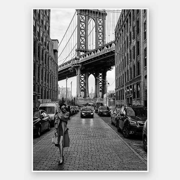 Manhattan Bridge Unframed Art Print