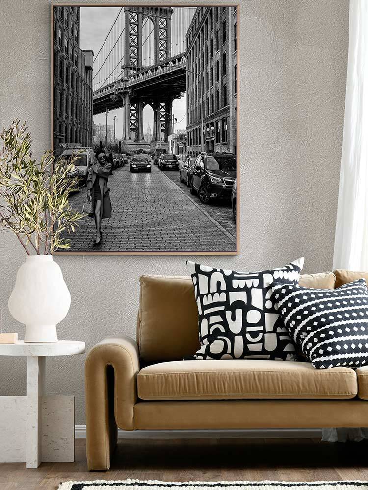 Manhattan Bridge Canvas Art Print | Lifestyle