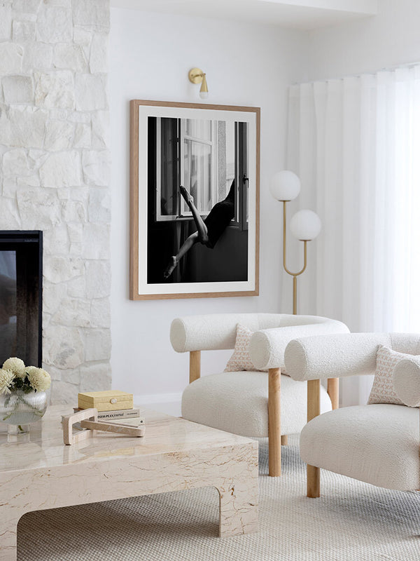 She's In Love Framed Art Print | Lifestyle