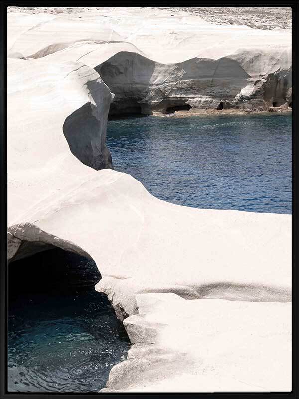 Mediterranean Cove Canvas Art Print