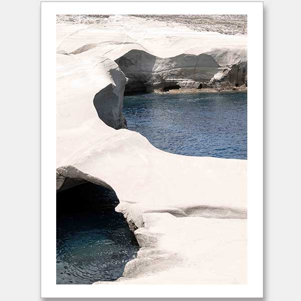 Mediterranean Cove Unframed Art Print