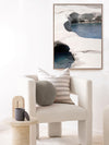 Mediterranean Cove Canvas Art Print | Lifestyle