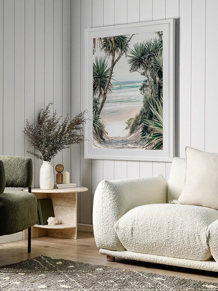 Entrance to Paradise II Framed Art Print | Lifestyle