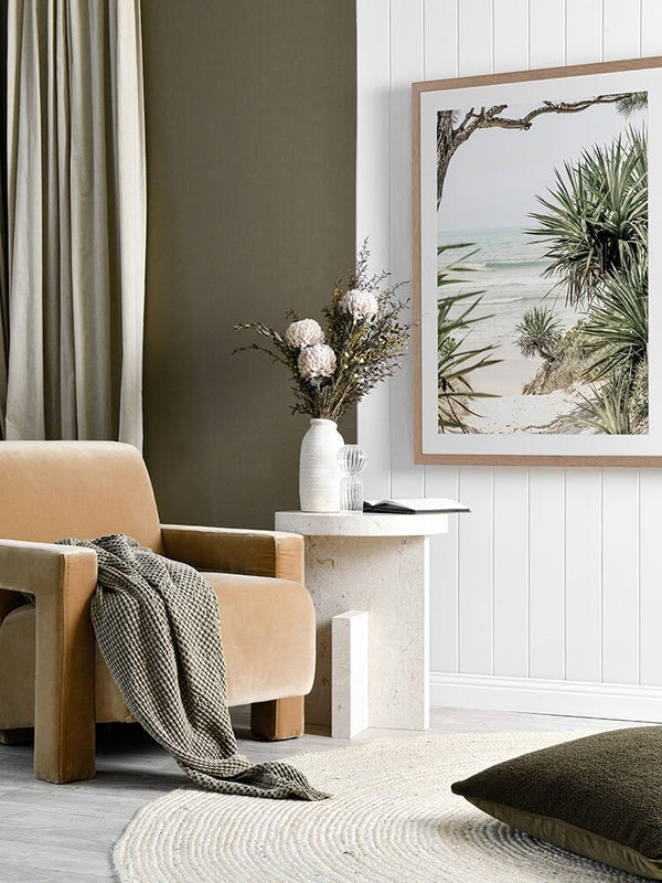 Entrance to Paradise III Framed Art Print | Lifestyle