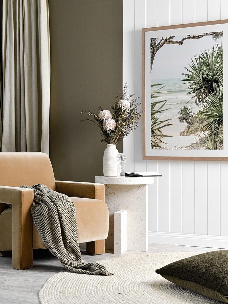 Entrance to Paradise III Framed Art Print | Lifestyle