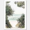 Private Beach Unframed Art Print