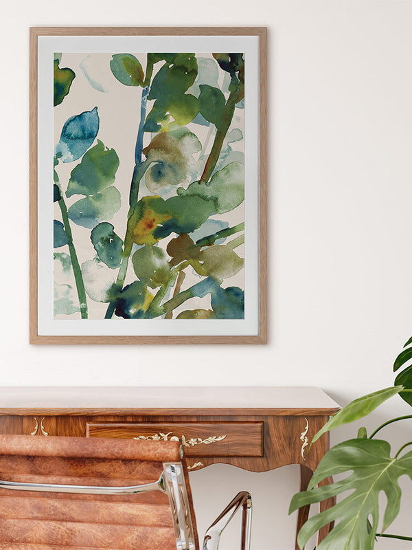 Fall Leaves I Framed Art Print | Lifestyle