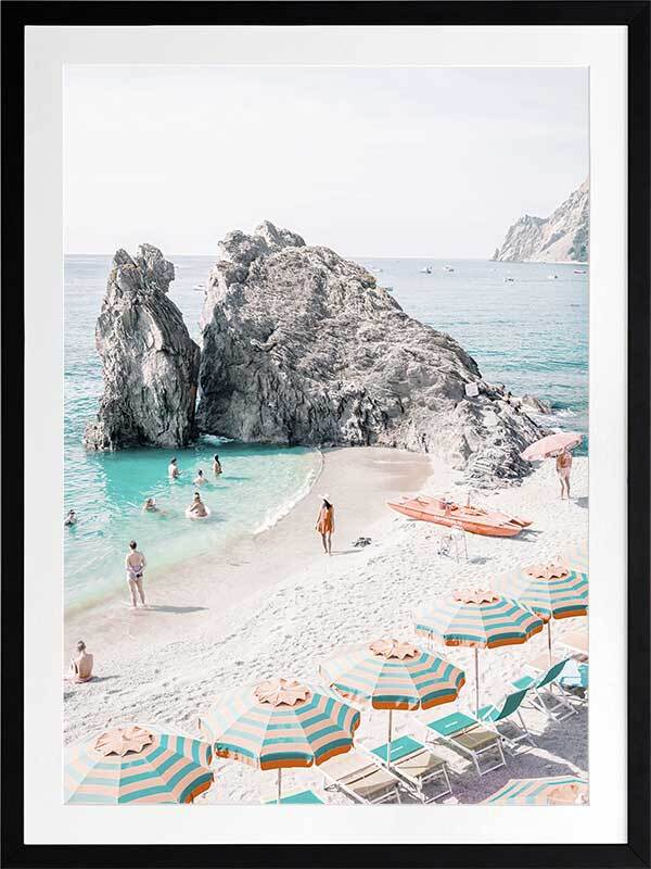 A Morning in Positano Framed Art Print