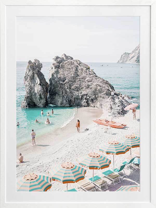 A Morning in Positano Framed Art Print