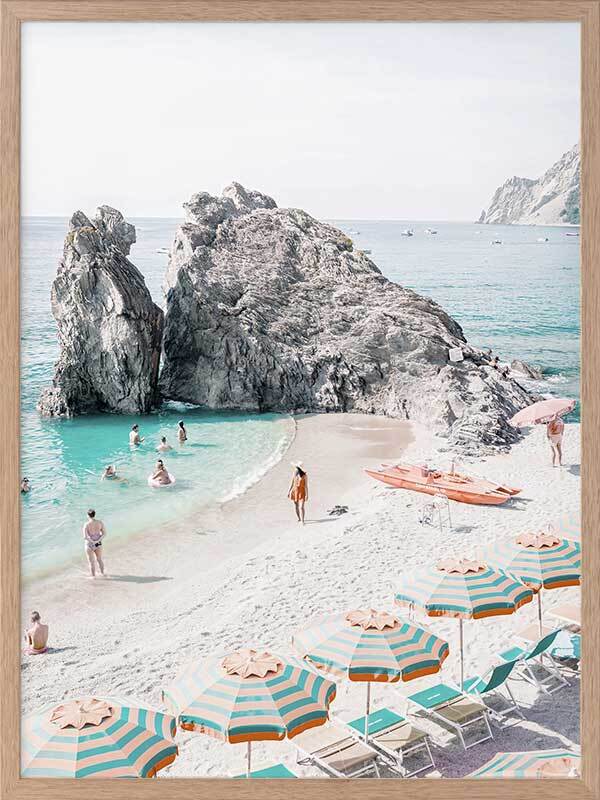 A Morning in Positano Framed Art Print