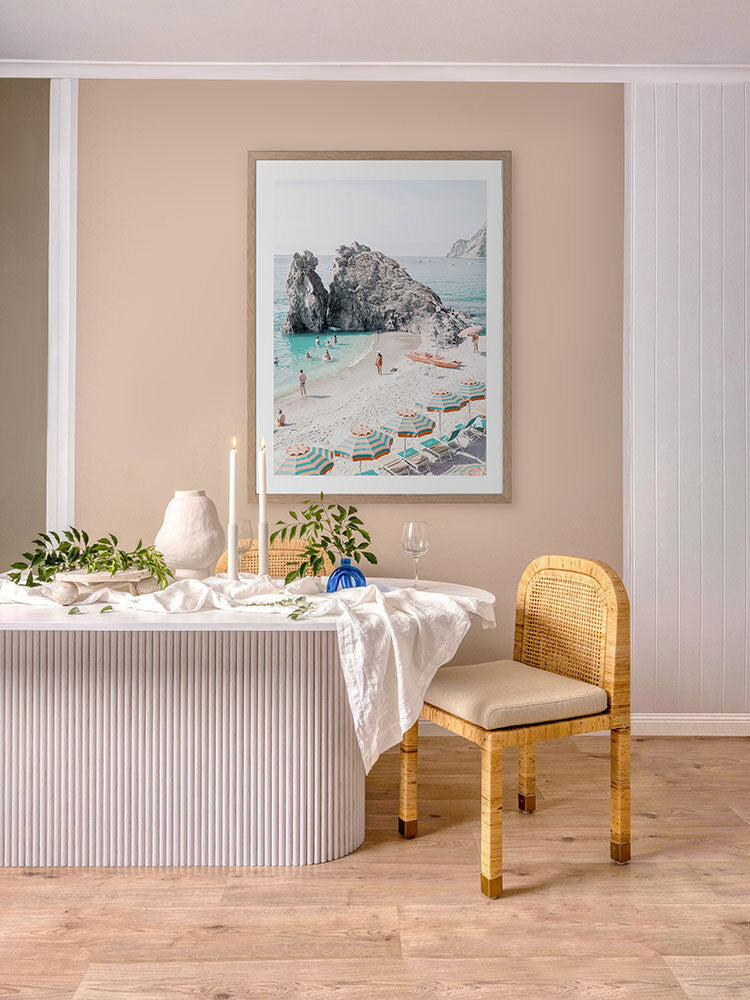 A Morning in Positano Framed Art Print