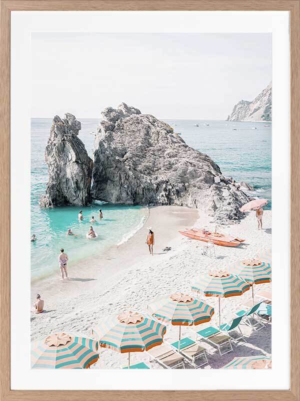 A Morning in Positano Framed Art Print