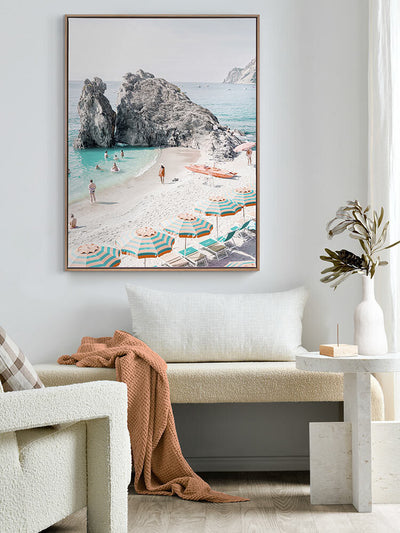A Morning in Positano Canvas Art Print | Lifestyle