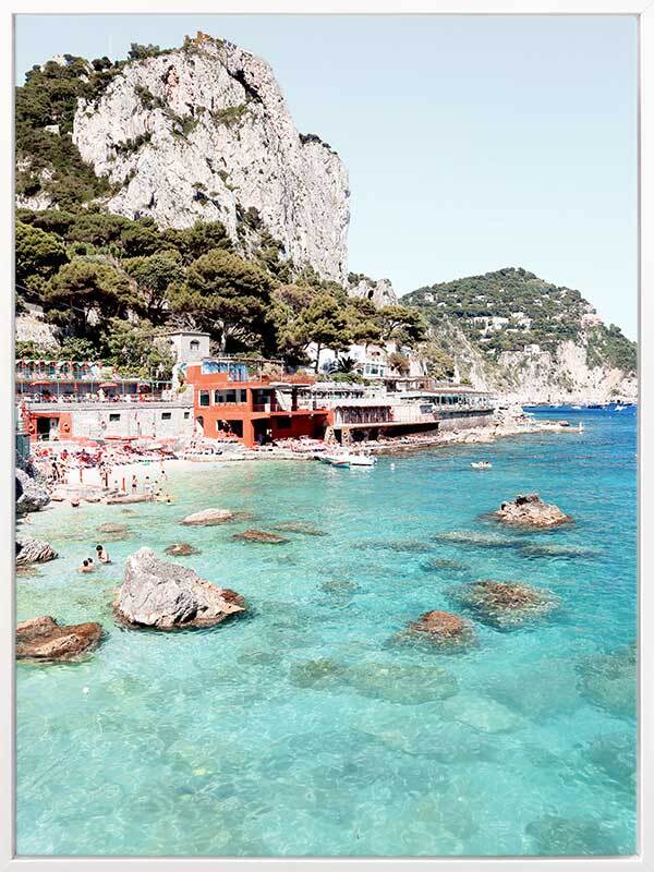 Capri Island Canvas Art Print