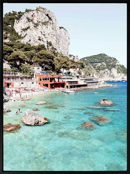 Capri Island Canvas Art Print