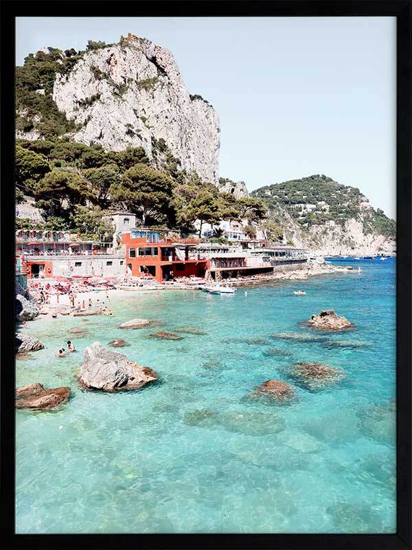 Capri Island Framed Art Print