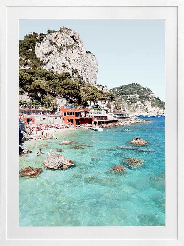 Capri Island Framed Art Print