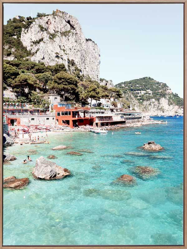 Capri Island Canvas Art Print