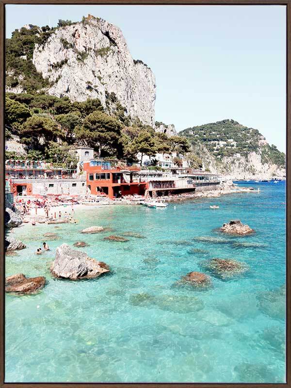 Capri Island Canvas Art Print