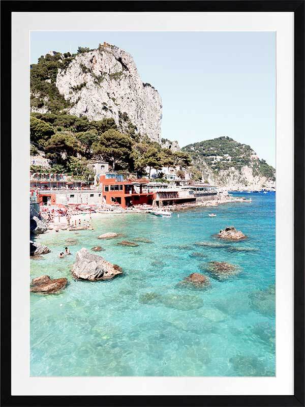 Capri Island Framed Art Print