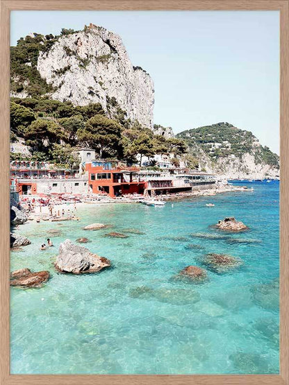 Capri Island Framed Art Print