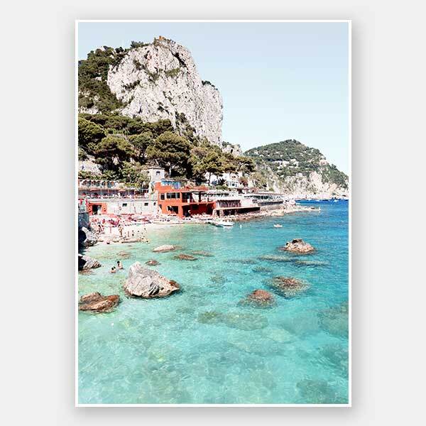 Capri Island Unframed Art Print