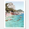 Capri Island Unframed Art Print