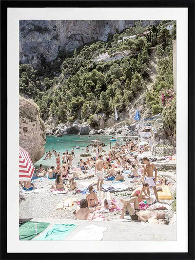 Marina Piccola Beach Framed Art Print