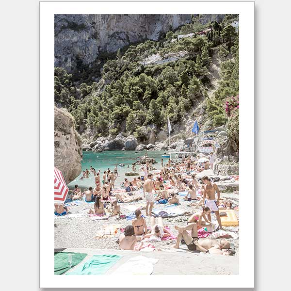 Marina Piccola Beach Unframed Art Print