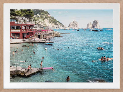 La Vita è Bella Framed Art Print